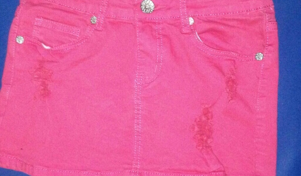 Hotpink Demin Skirt