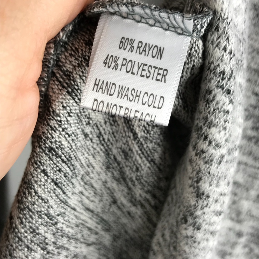 Grey turtleneck layered tunic top❤️ - Picture 7 of 7