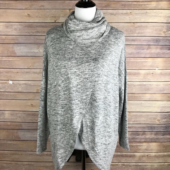 Grey turtleneck layered tunic top❤️ - Picture 3 of 7