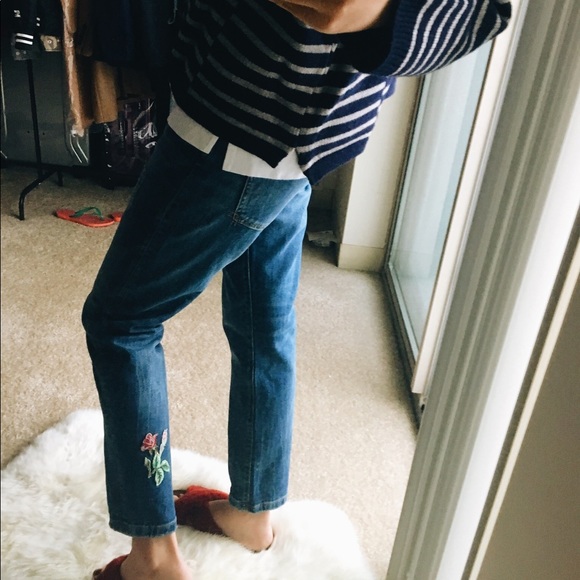 Boyfriend stripe sweater. - Picture 4 of 4