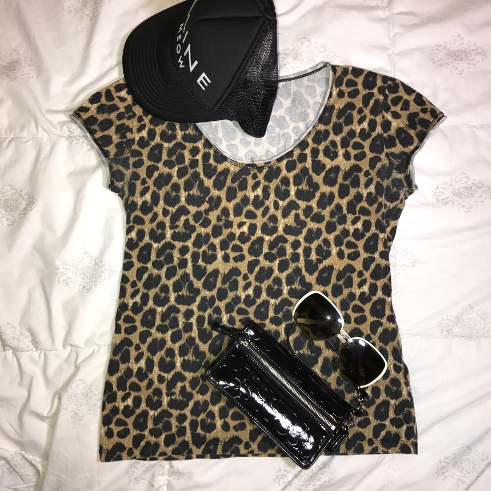 Final price❗️Zara leopard print t- shirt