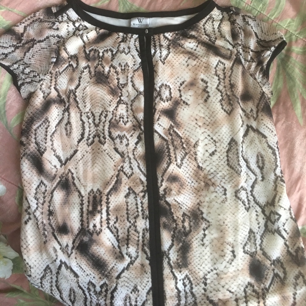 Snake print shirt