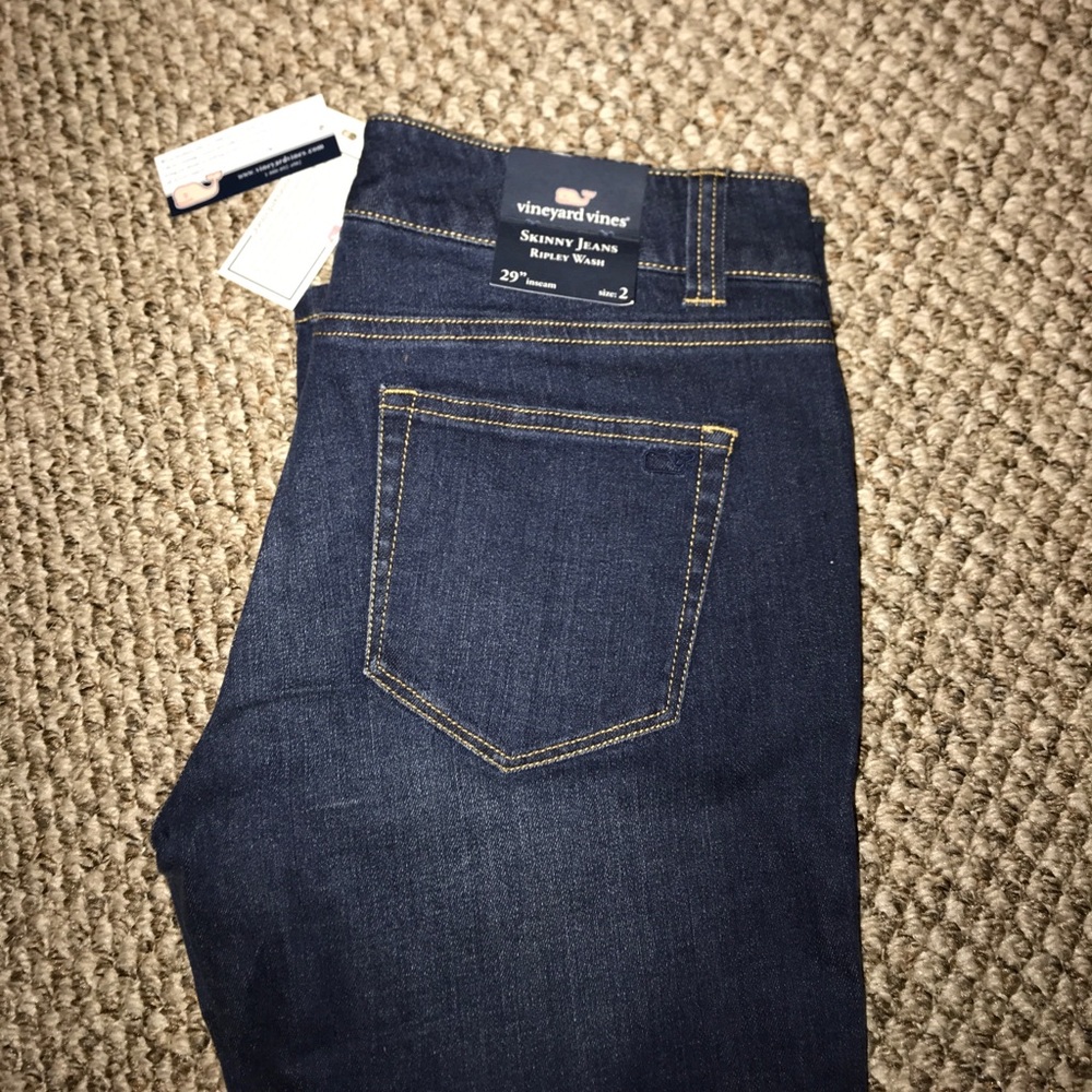 NWT Vineyard vines skinny jeans ripely wash