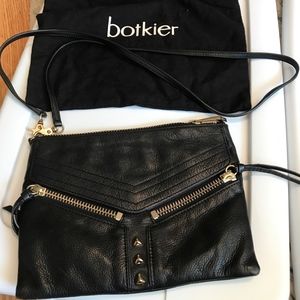 Botkier  Trigger Leather Clutch with long strap