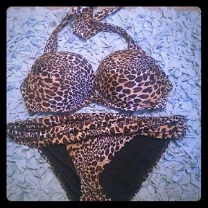 Victoria secret bombshell bikini top an bottoms