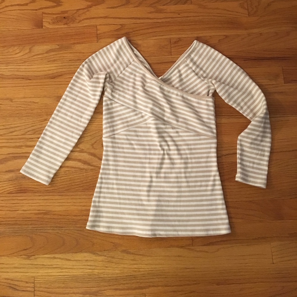 Anthropologie Deletta Criss Cross Top