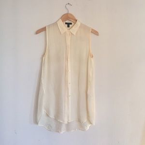 J crew silk top