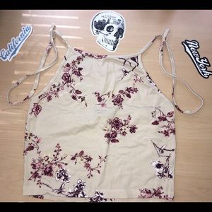 Brandy Melville Cherry Blossom Sachi Halter