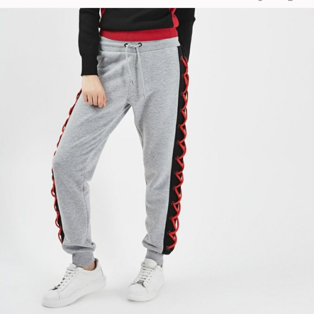 Topshop tie joggers