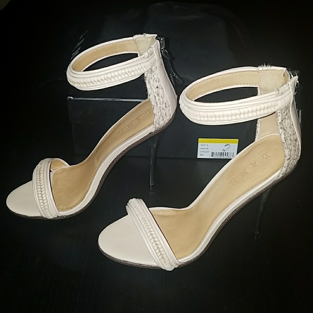 L.A.M.B. "Kanye" "vanilla/rose nude" heels NWB