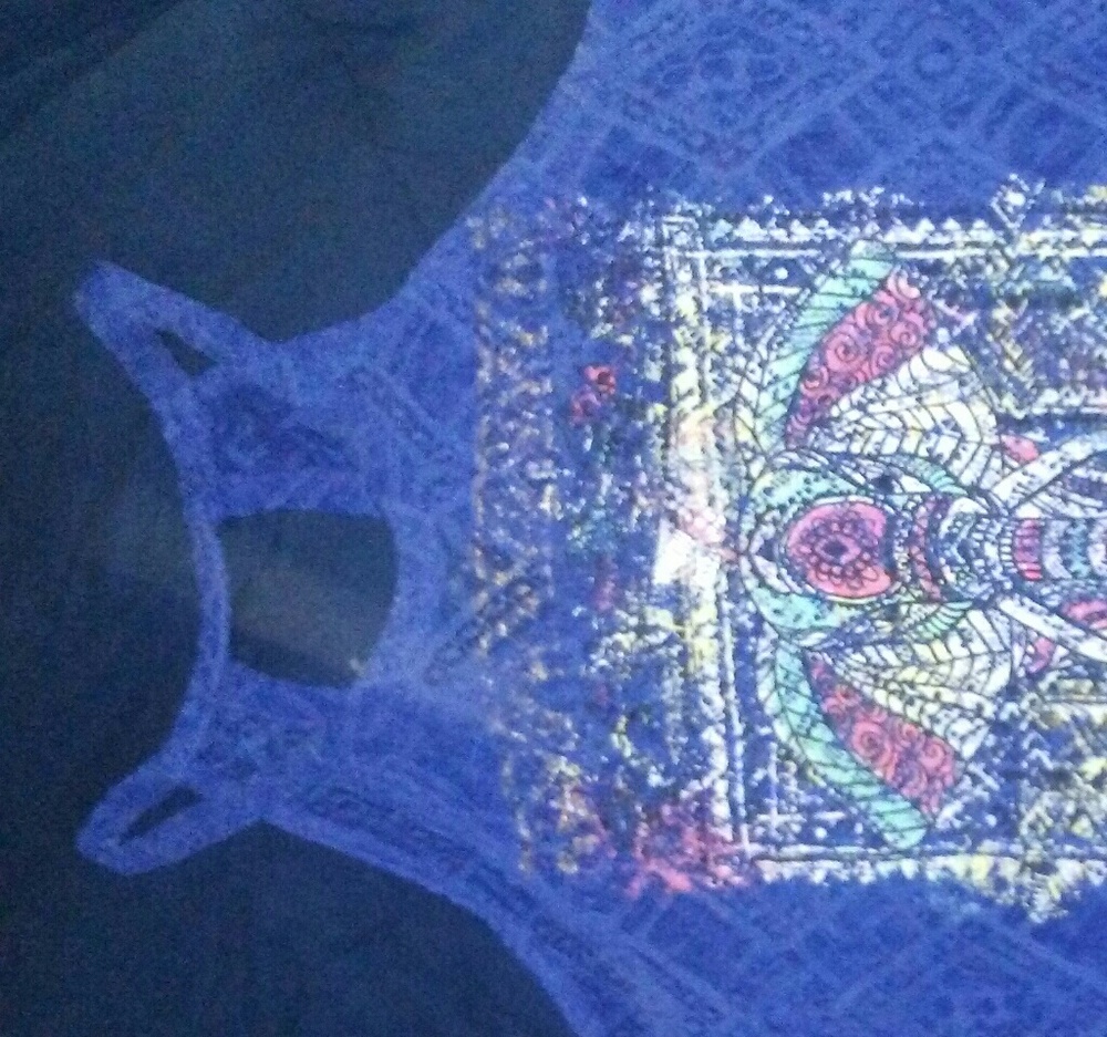 Elephant tribal design Halter top