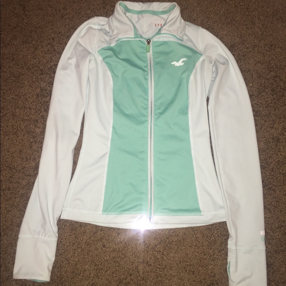 teal blue quarter zip