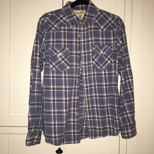 Men’s Blue Button Up