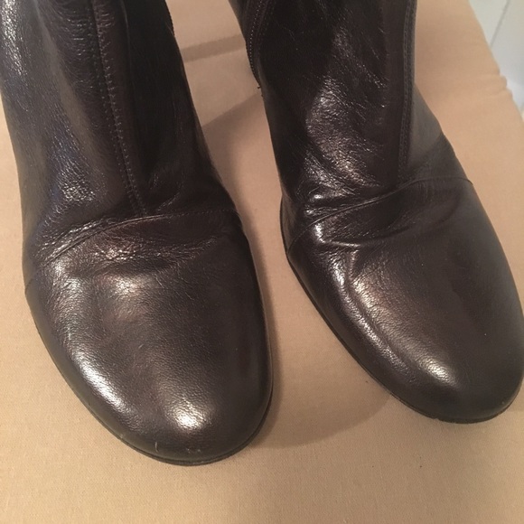 Kenneth Cole Sweet as Candy Brown  Leather Boots - Picture 2 of 8