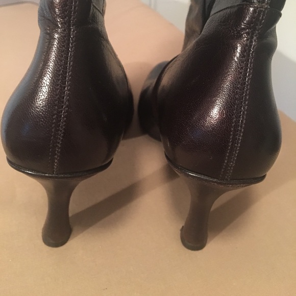 Kenneth Cole Sweet as Candy Brown  Leather Boots - Picture 3 of 8