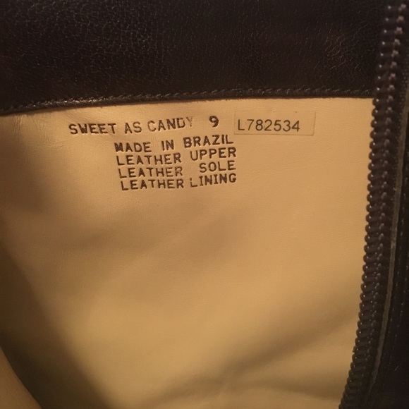 Kenneth Cole Sweet as Candy Brown  Leather Boots - Picture 4 of 8