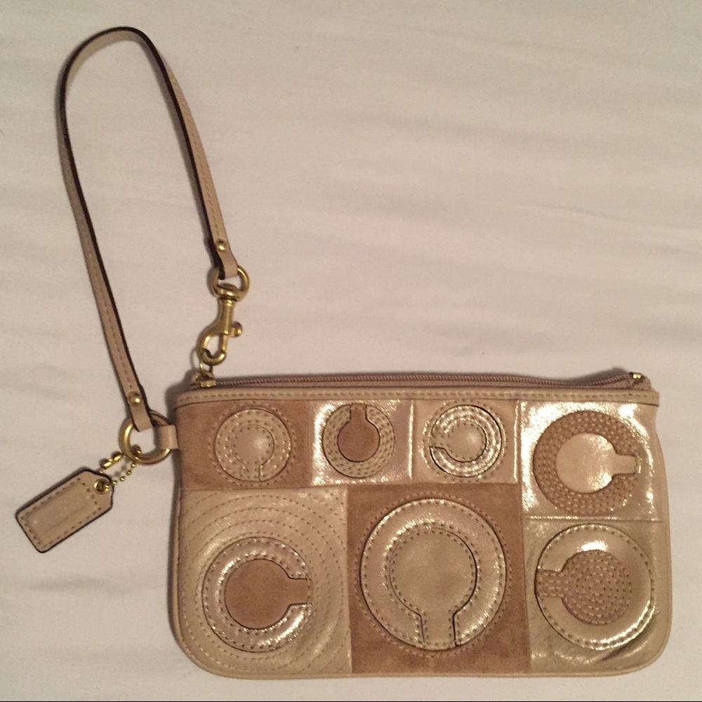 Coach Patchwork Wristlet Wallet