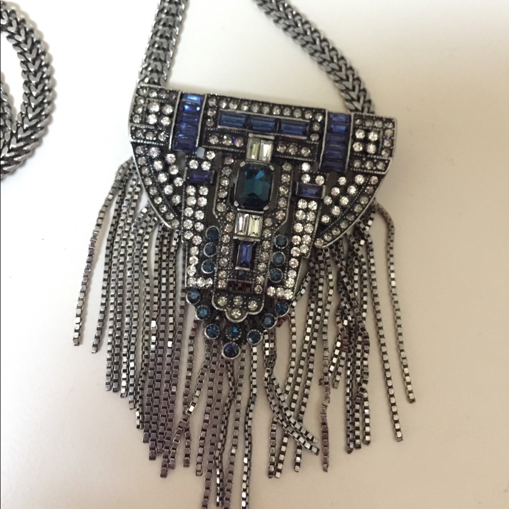 Chloe and Isabel Art Deco fringe necklace