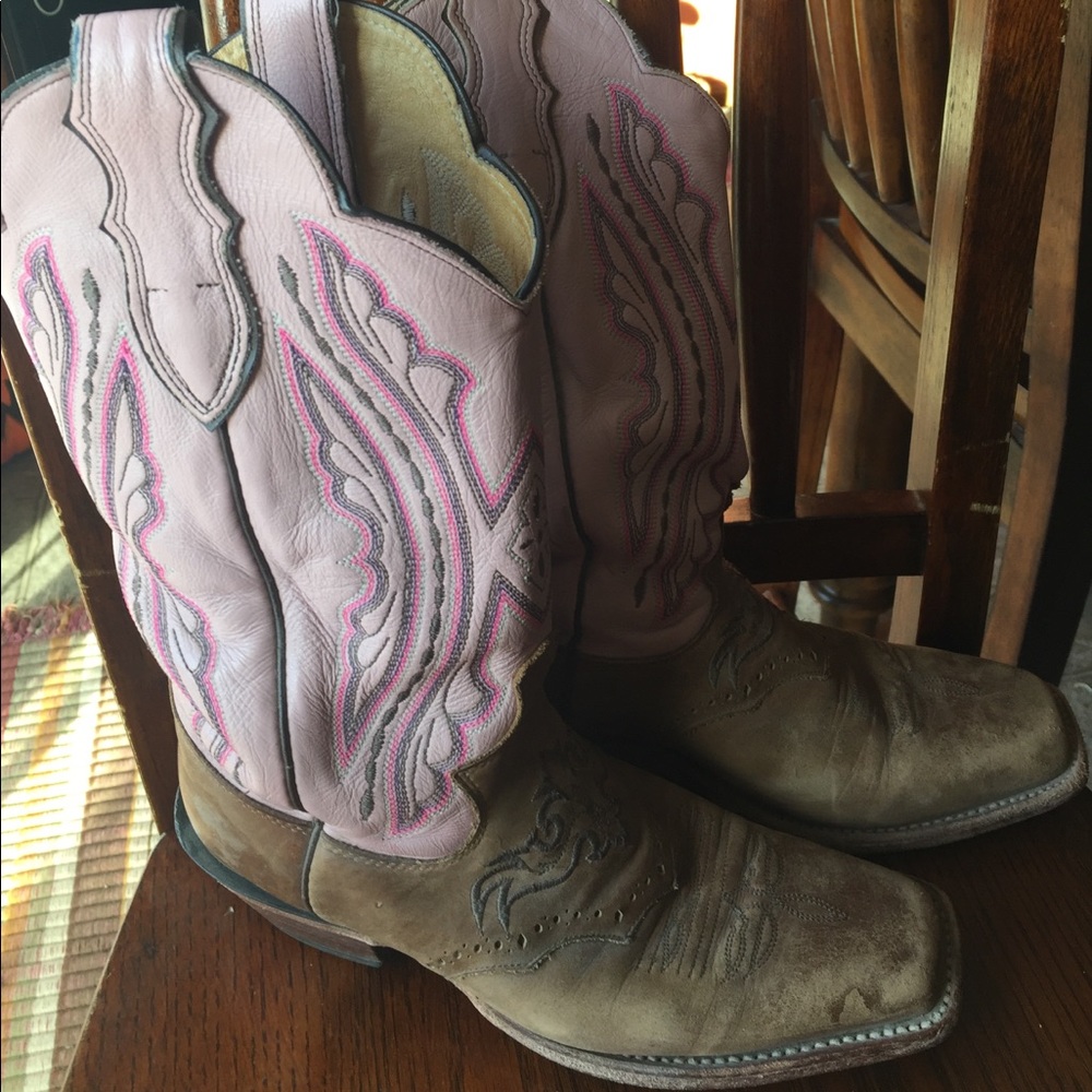 Square Toe  justin boots