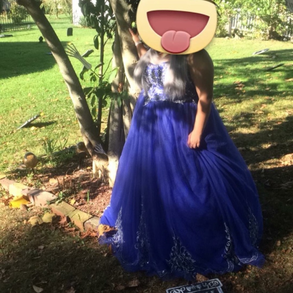 Royal blue dress