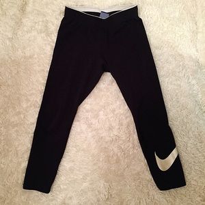 Nike Cotton Leggings with logo on left bottom