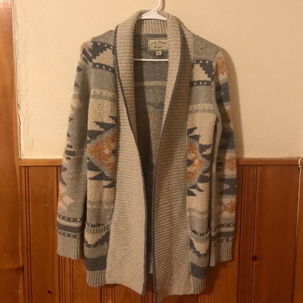Lucky Brand Aztec cardigan