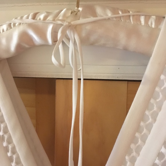 Ravishing, white wool mini dress w/couture details - Picture 5 of 7