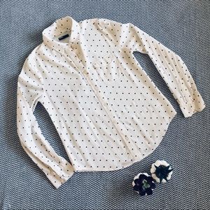Urban Outfitters • BDG • Polka-Dot Button Up
