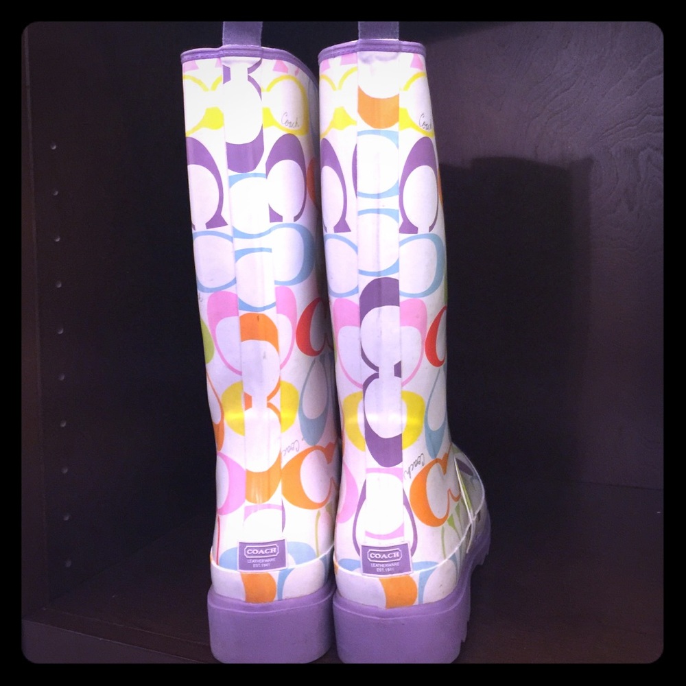COACH Paisley Rainboot