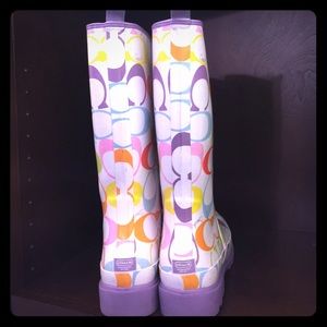 COACH Paisley Rainboot