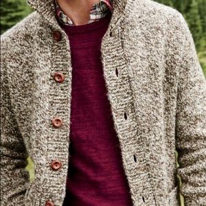 J. Crew Button Red Long Sleeve Dress 100% Cotton