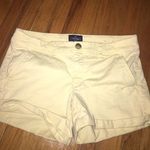 Yellow American Eagle jean short, worn once.