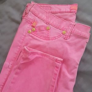 Pink jeans..! Very nice just don't fit anymore.