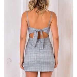 stelly Dresses - Plaid Dress Square neckline stelly Dresses - Plaid Dress Square neckline