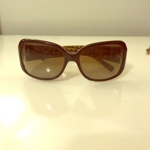 Tory Burch Tortoise Oversized Sunglasses