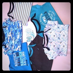 6/9 month Nautica Onsies