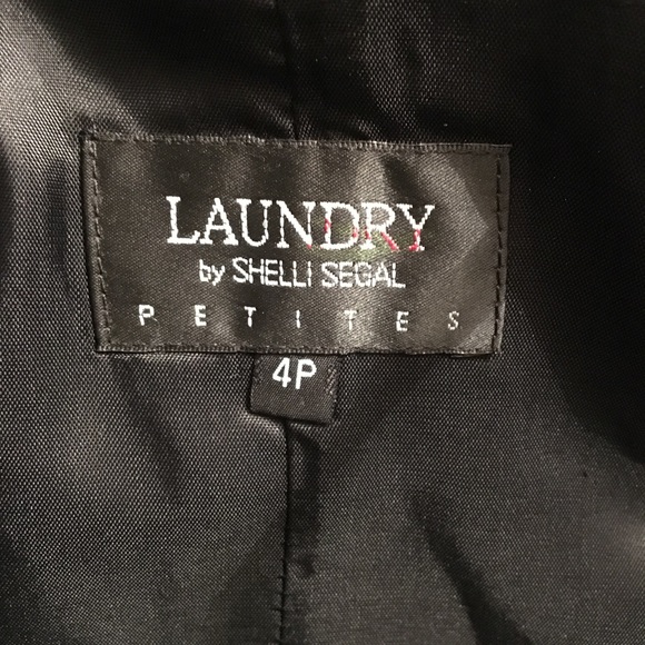 Vintage black shift dress laundry by Shelli Segal - Picture 6 of 7