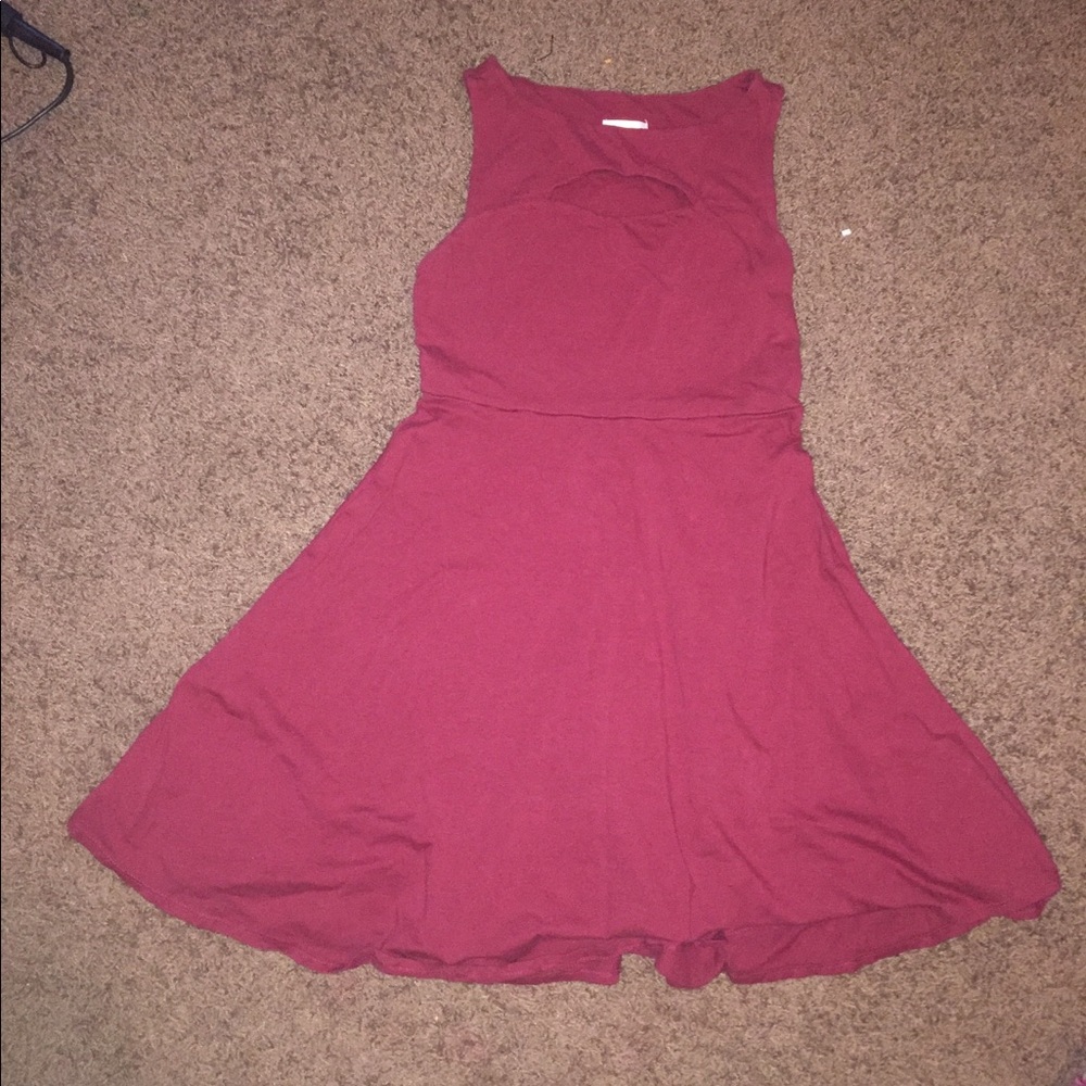 red dress