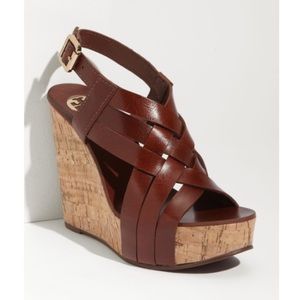 Tory burch ace wedges in sienna