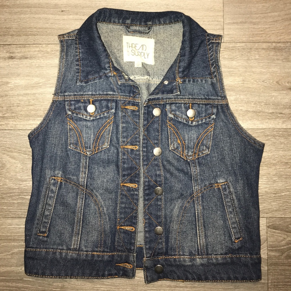 Denim vest