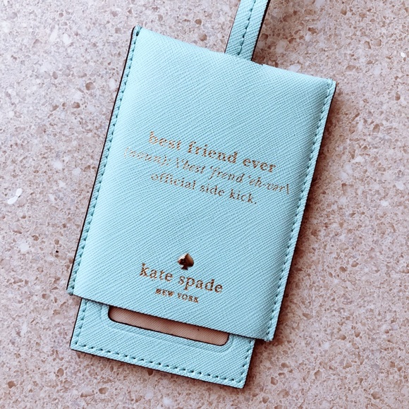 ❗️SOLD❗️Kate Spade Luggage Tag - Picture 2 of 6