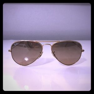 Ray Ban Gold Aviators