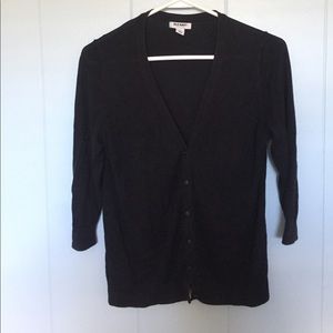 Old Navy Black 3/4 sleeve Cardigan
