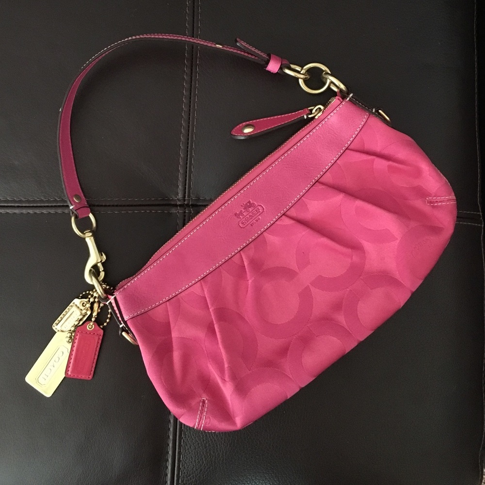 Coach Madison Op Art Signature Purse