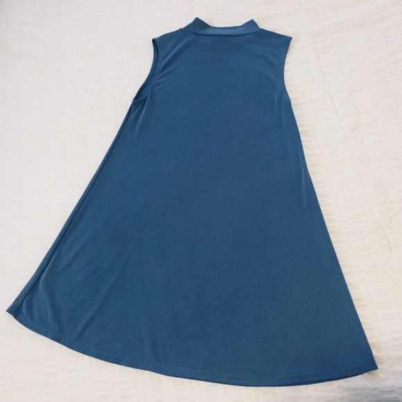 Mock Neck Swing Dress - Picture 2 of 3