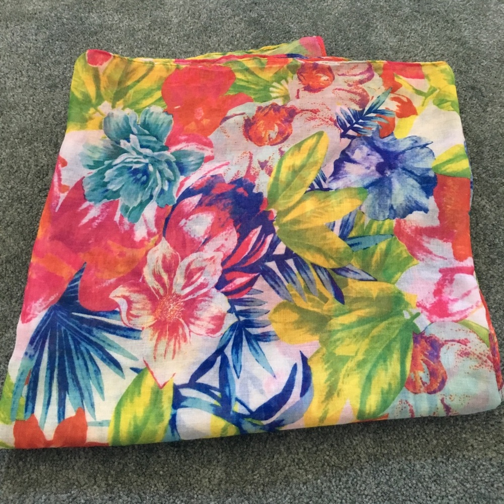 Floral Zara long scarf