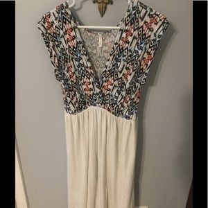 Pinkblush Maternity/Nursing Dress-Tribal Print