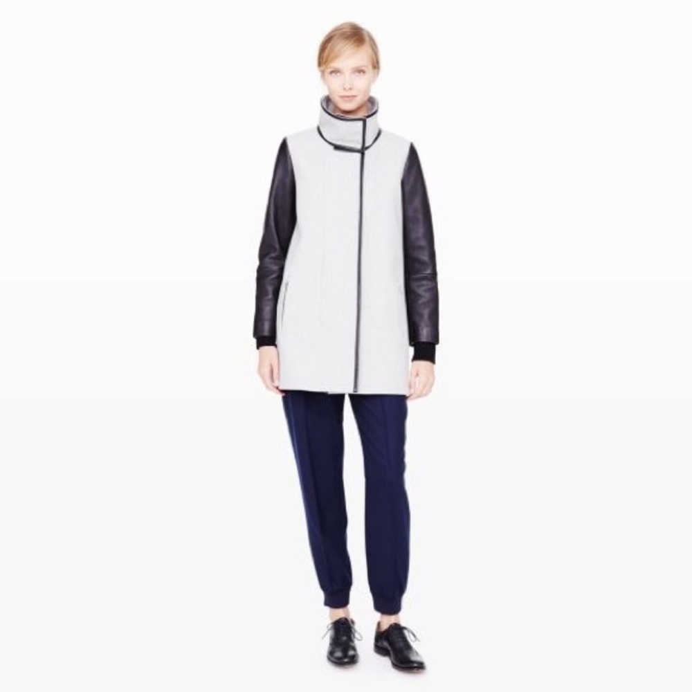 Club Monaco Tent coat - italian wool + leather