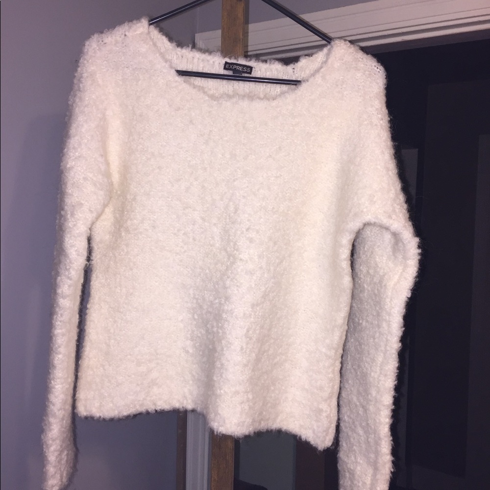 Never worn-Express ivory sweater