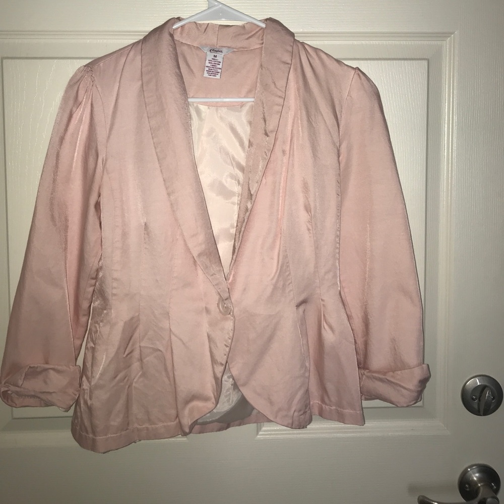 Pink blazer
